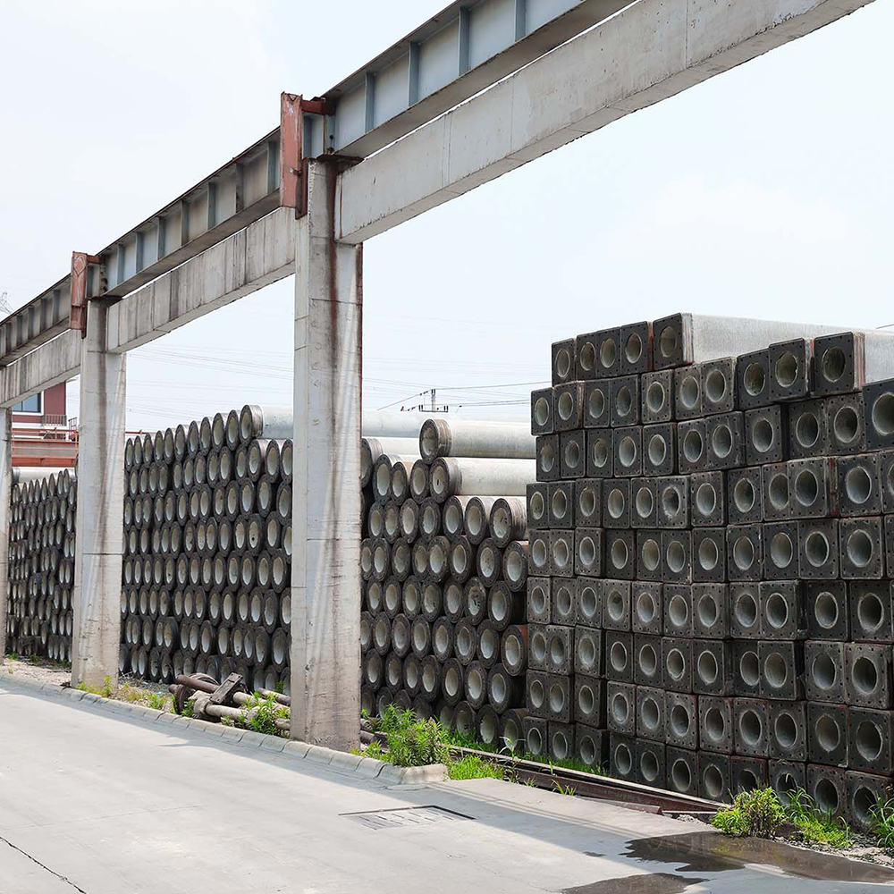 Vorgespannte quadratische Hohlpfähle aus hochfestem Beton